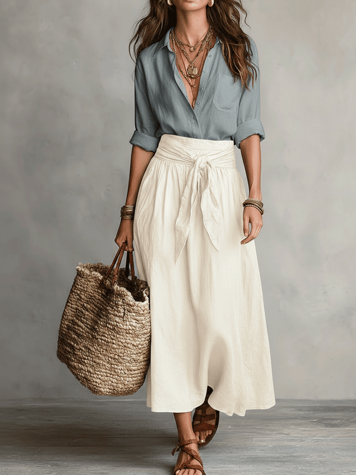 Élodie - Effortless Elegance Boho Skirt Set
