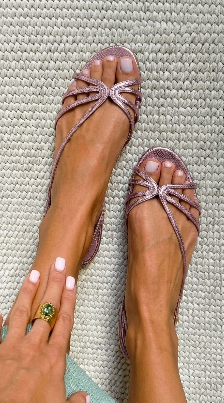 Ginevra sandals in Pink