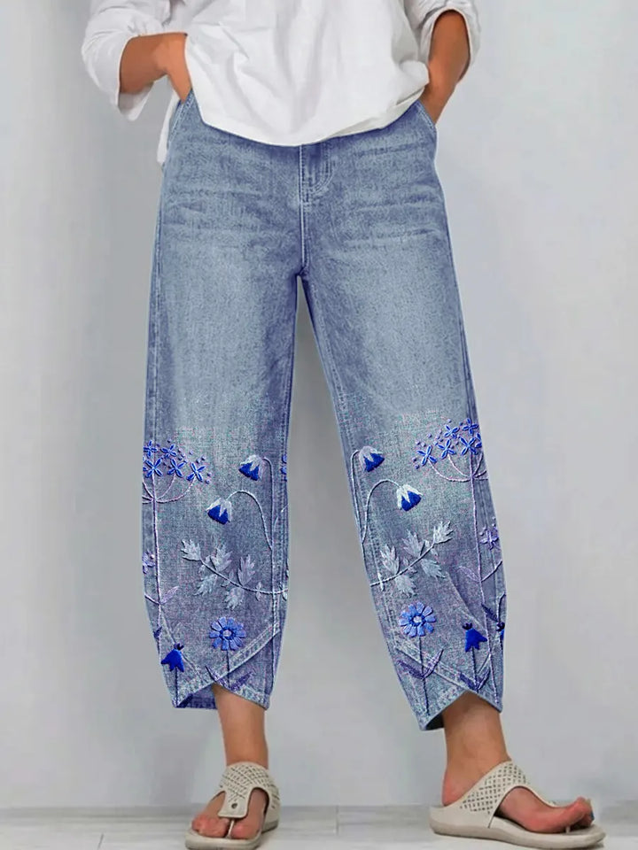 Aven – Elegant Embroidered Trousers