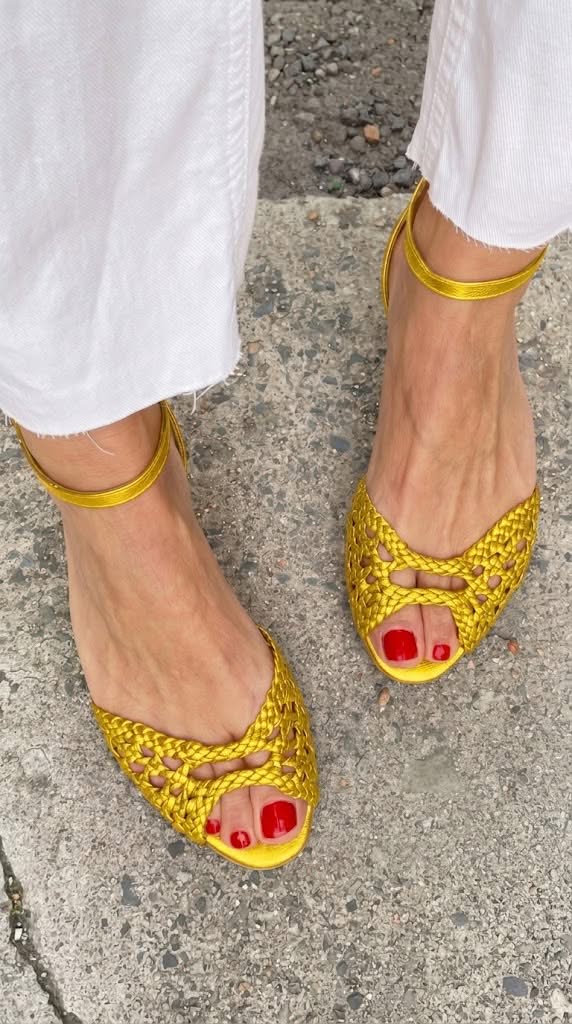 Marcella sandals in Yellow