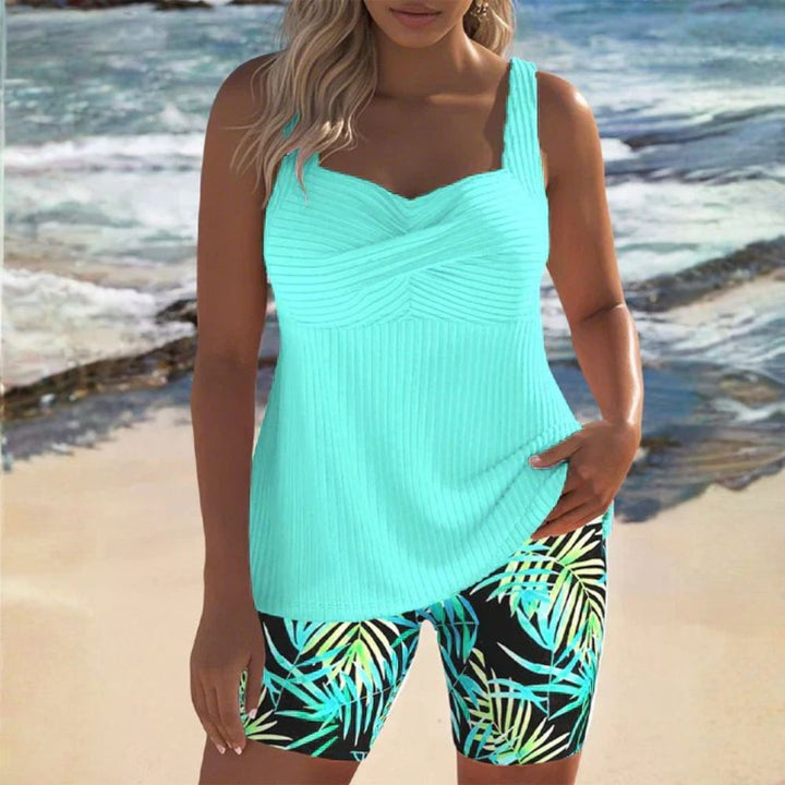 CLELIA | Ribbed Tankini