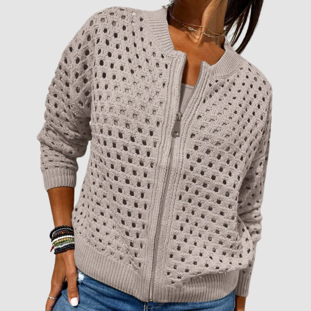 Constance cardigan in khaki
