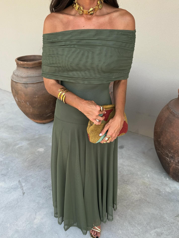Sierra | Elegant Off-Shoulder Dress