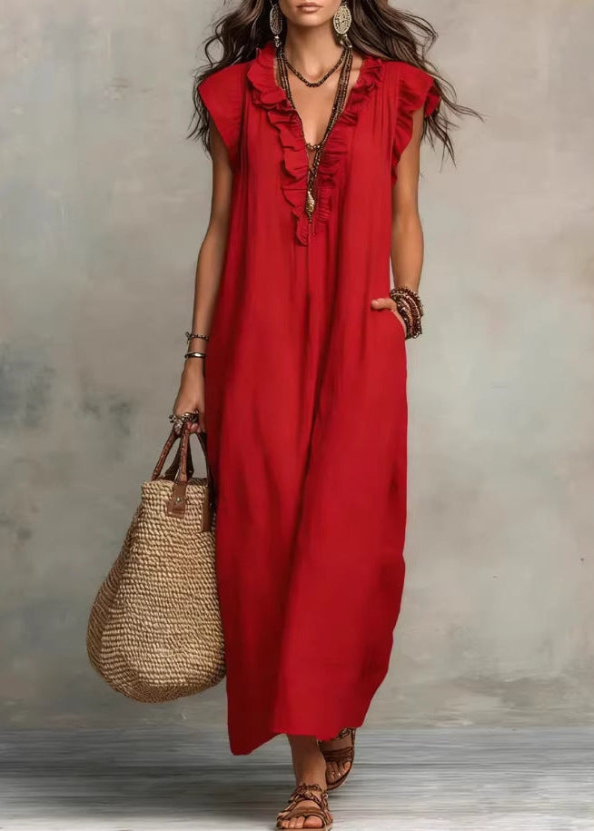 ÉLINA™ | Flowing Bohemian Dress