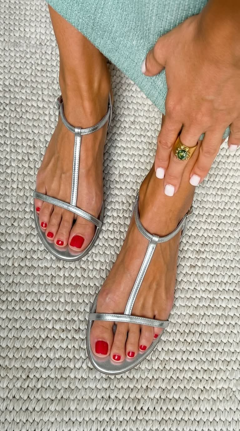 Rosalba sandals in Silver