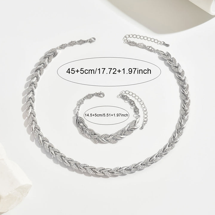 Claudine | Elegant Rhinestone Fish Tail Set