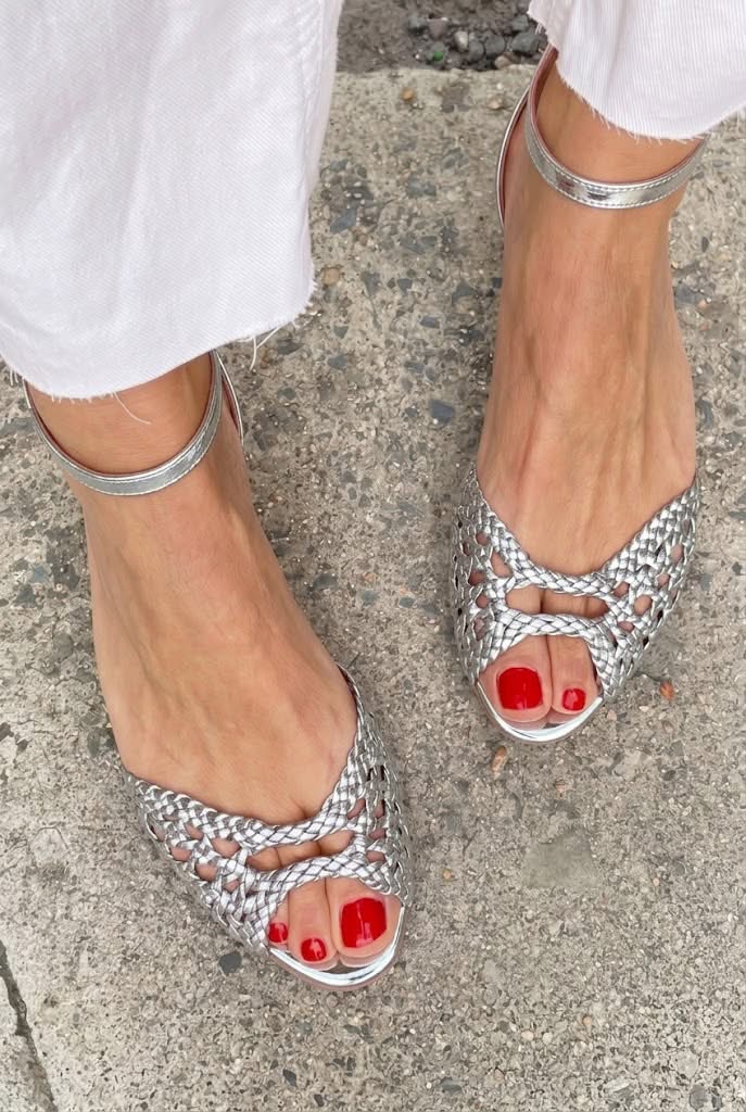 Marcella sandals in Silver