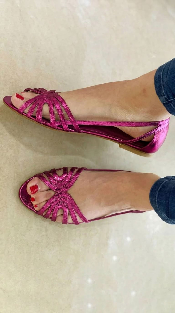 Eleonora sandals in Fuchsia