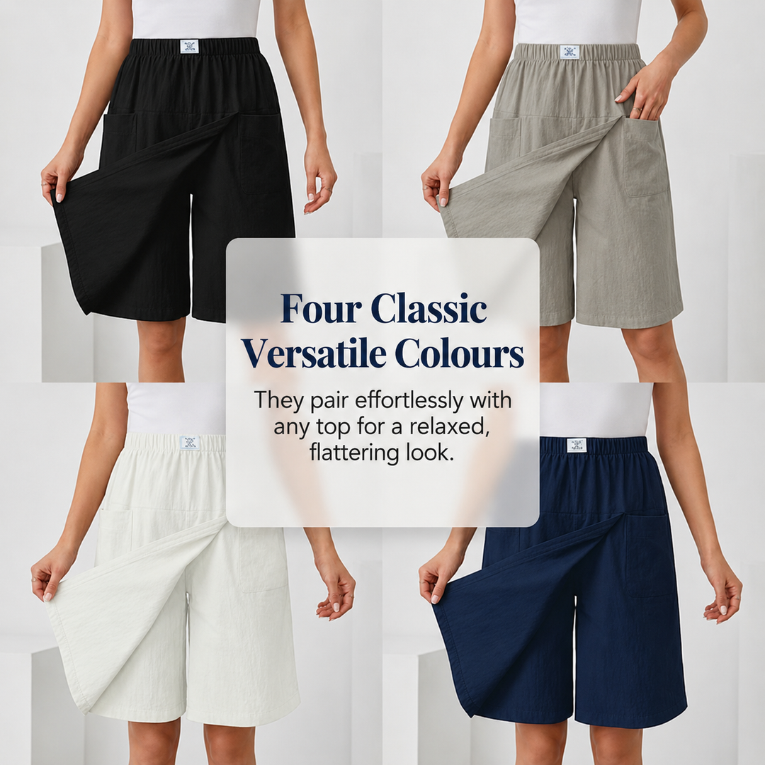 Libertine | Elastic-Waist Skort with Pockets