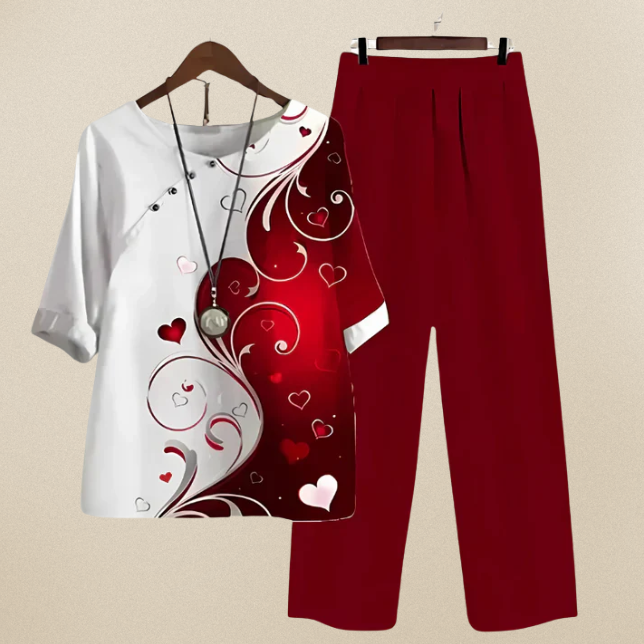 Lilou - Comfortable Shirt and Trousers Set