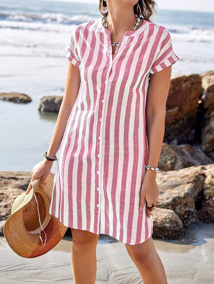 Martine dress in red