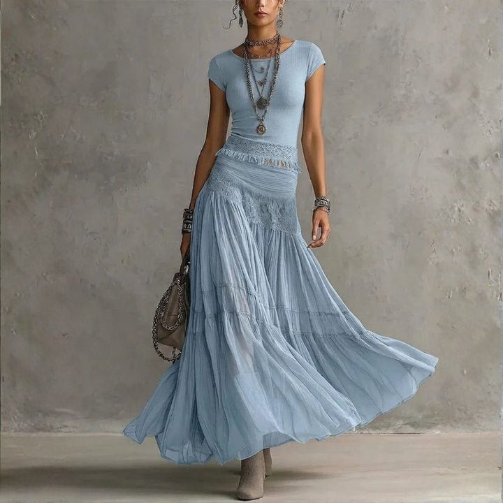 Sienna™ | Boho Two-Piece Maxi Skirt Set