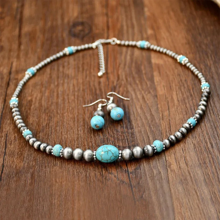 Freya | Vintage Turquoise Necklace + Free Earrings