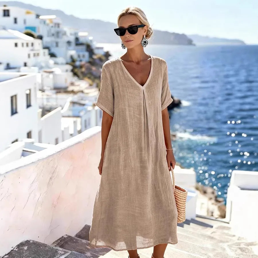 Carolina | Loose-fitting long dress