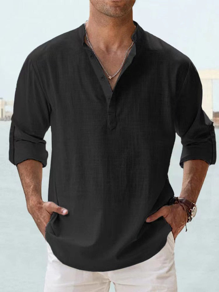 Maxwell™ | Breathable Linen Shirt