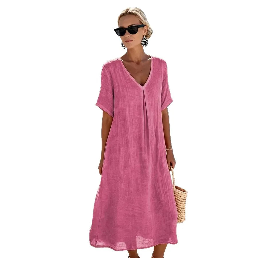 Carolina | Loose-fitting long dress
