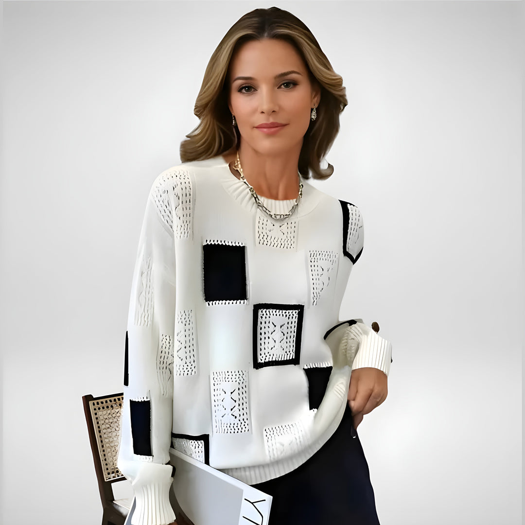 Élisa | Elegant Modern Graphic Jumper