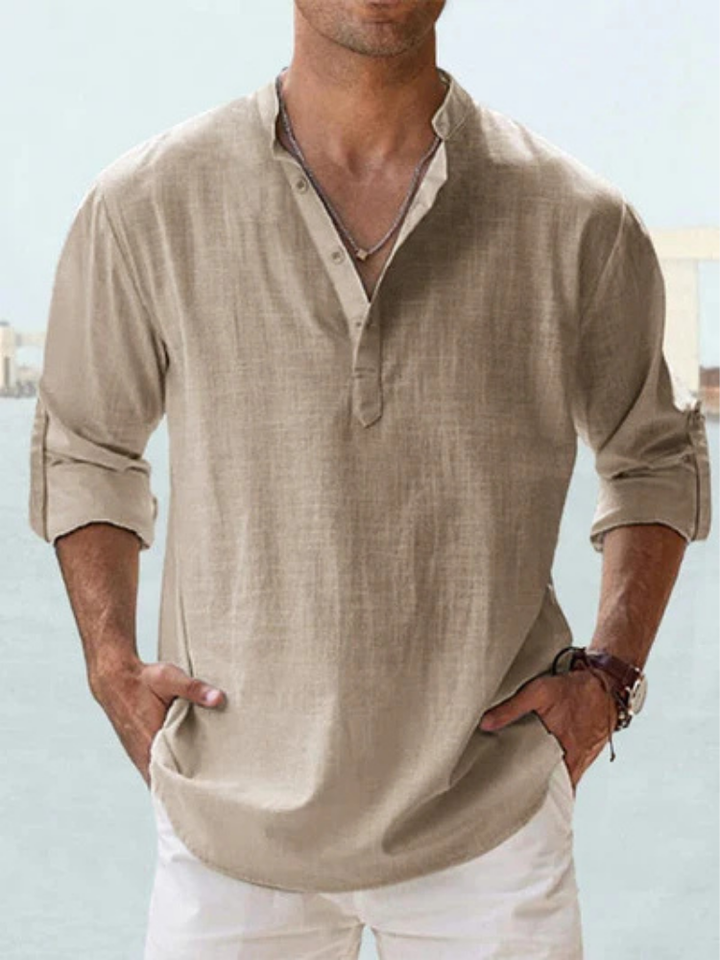 Maxwell™ | Breathable Linen Shirt