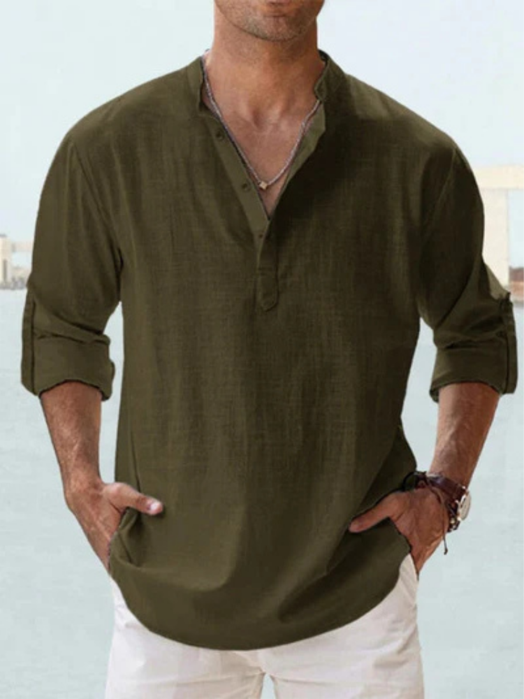 Maxwell™ | Breathable Linen Shirt
