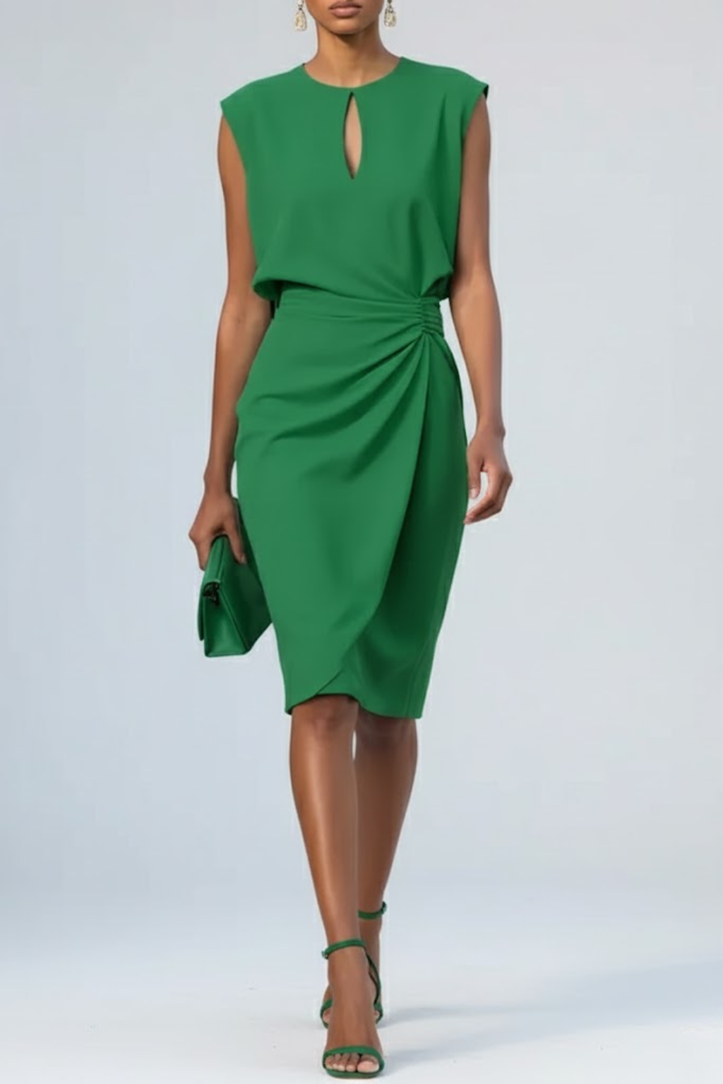 Ottilie dress in Green