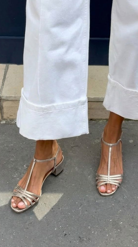 Allegra sandals in Silver