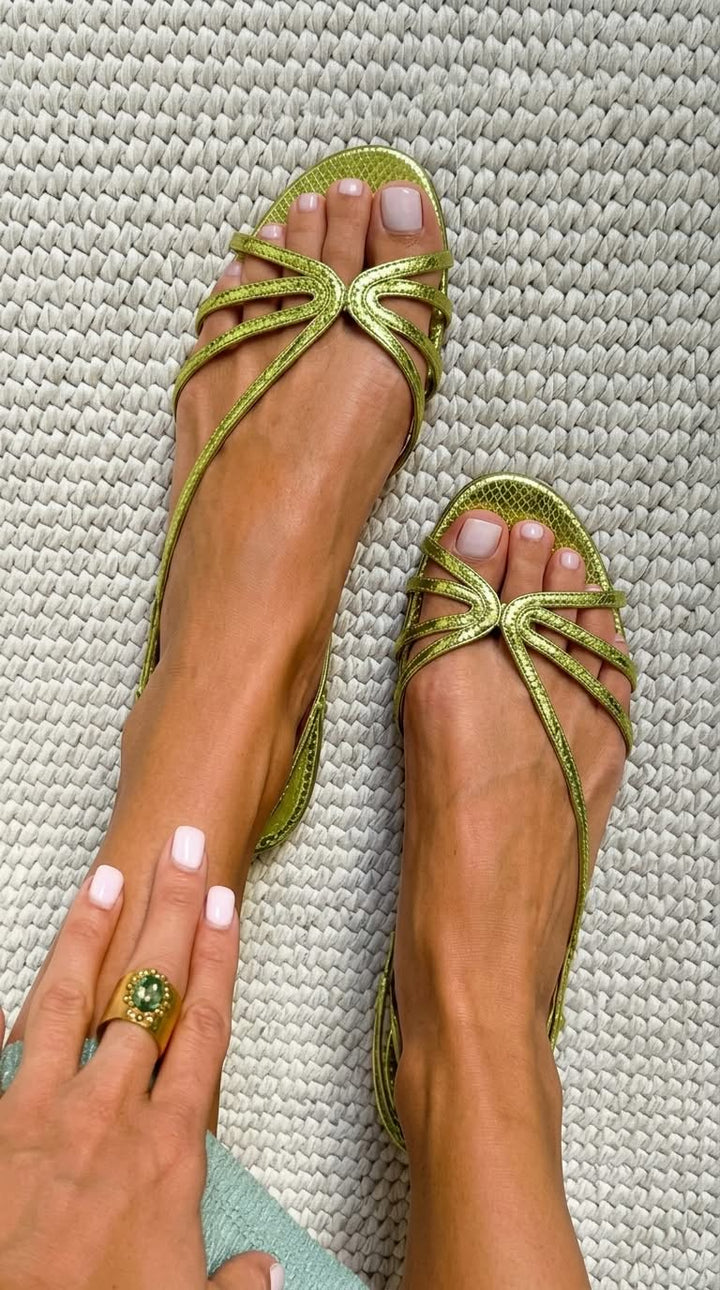 Ginevra sandals in Green