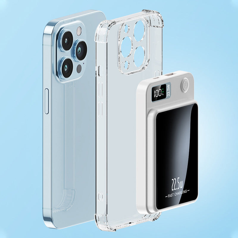 SteranoCharge™ | 20.000mAh Ultra-Dunne Draadloze Powerbank met Snellaadfunctie ⚡