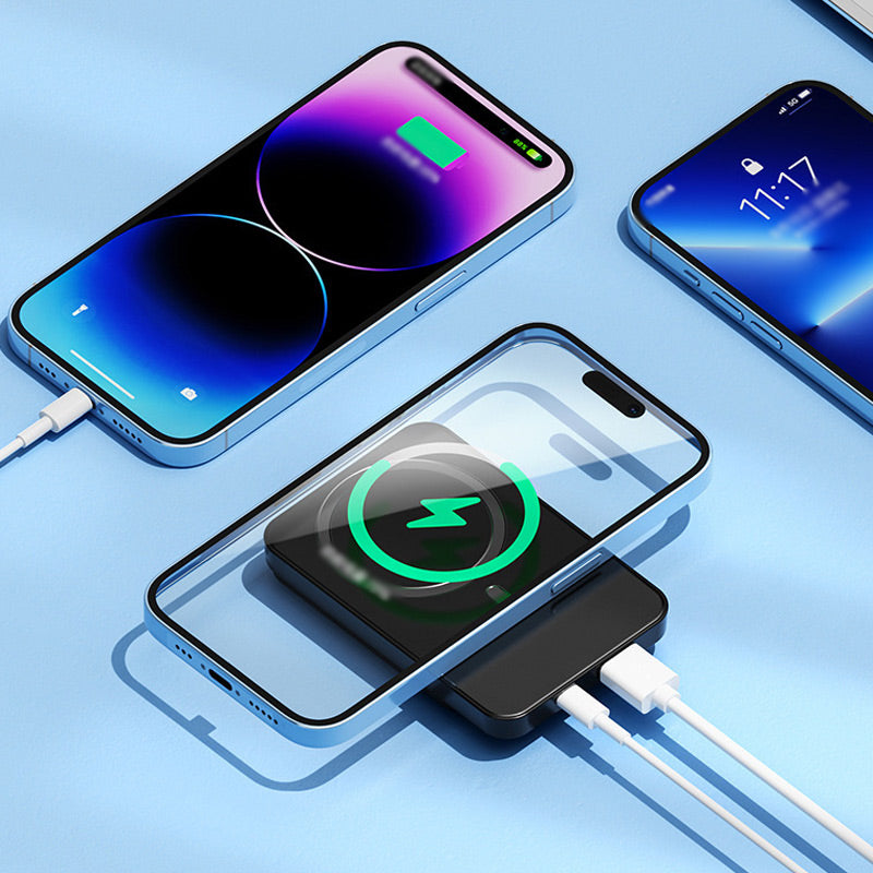 SteranoCharge™ | 20.000mAh Ultra-Dunne Draadloze Powerbank met Snellaadfunctie ⚡