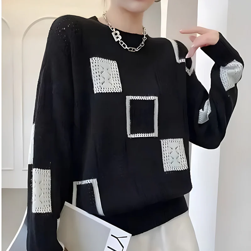 Élisa | Elegant Modern Graphic Jumper