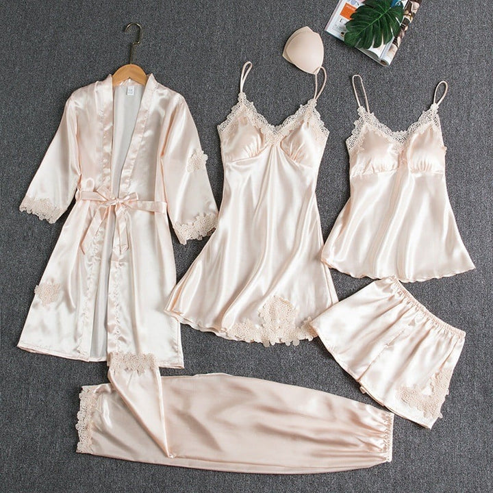 Elysia™ | Elegant Satin Nightwear Set