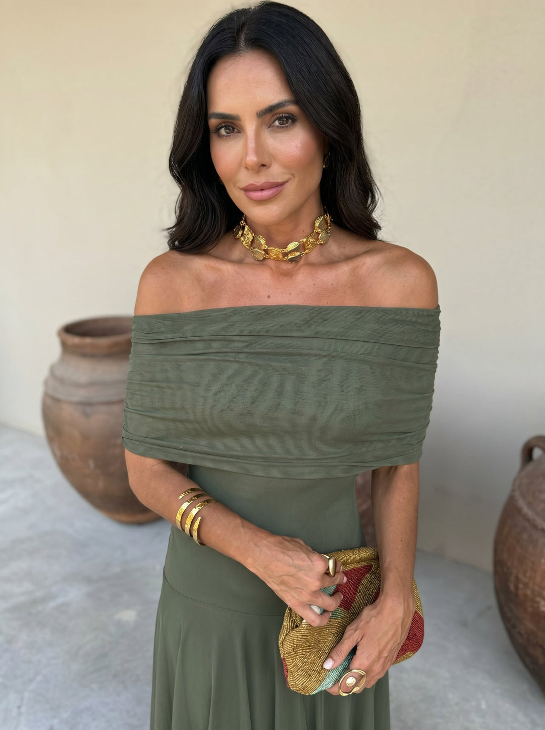 Sierra | Elegant Off-Shoulder Dress