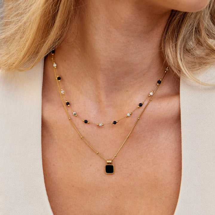 Elegant Double-Strand Necklace