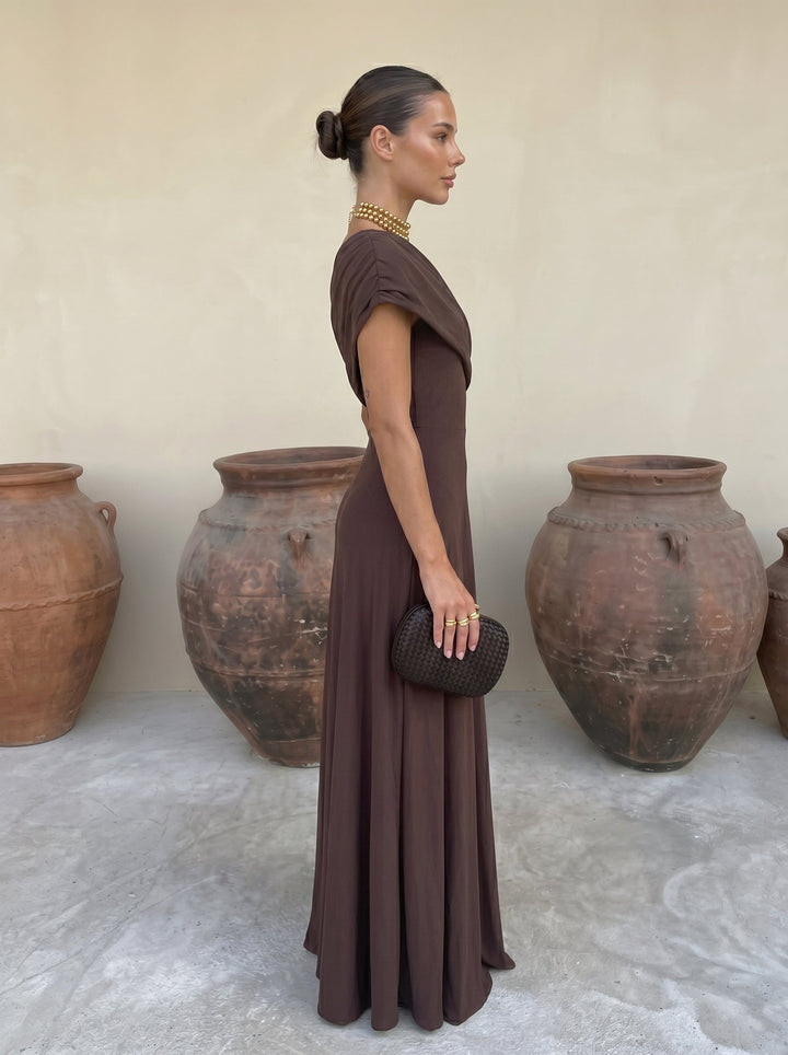 Sierra | Elegant Off-Shoulder Dress
